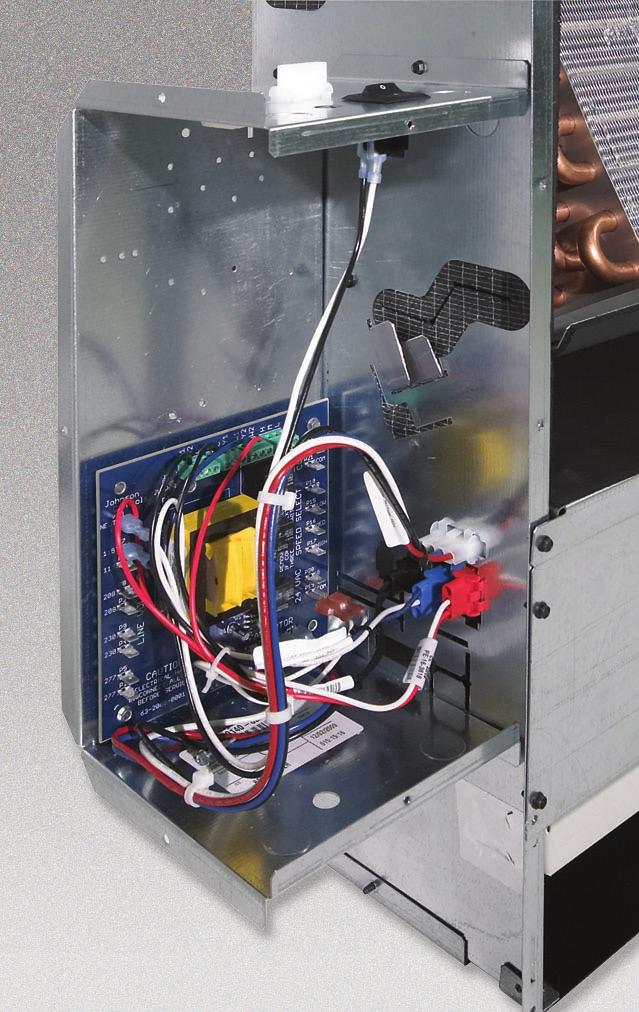 The board is designed for factory installed, color coded, plug and play connections designed to ensure accurate wiring.