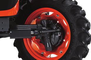 Multiple Wet Disc Clutch The multi-plate wet disc clutch provides durability and a long operating life.