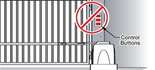 At a minimum height of 5 feet so small children are not able to reach it; and 3. At least 6 feet away from all moving parts of the gate. 16 ft. 12 ft. 1000 lb. 1500 lb.