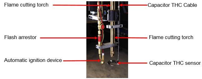 Flame cutting assemblies: 1. 1 set of oxy-fuel torch:american brand Gentec torch GENTEC Torch Handles and Cutting Attachments are machined from high quality forged brass.