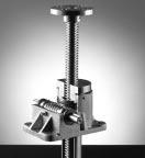 Types of screw jacks There are two general design configurations available Axially translating screw (plain/keyed version) Driven by precision worm gearing (wormshaft and internally threaded