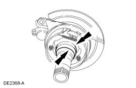 Page 3 of 6 13. CAUTION: Install a new hub seal each time the hub assembly is removed. NOTE: The inner bearing is located behind the hub seal.