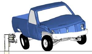 8 degrees Maximum Pitch Angle.. 4.4 degrees Vehicle Stability Acceptable Occupant Impact Velocity Longitudinal.. 6.4 < 12 m/s Lateral 9.5 Occupant Ridedown Deceleration (g s) Longitudinal.. 4.0 < 20 g s Lateral 10.