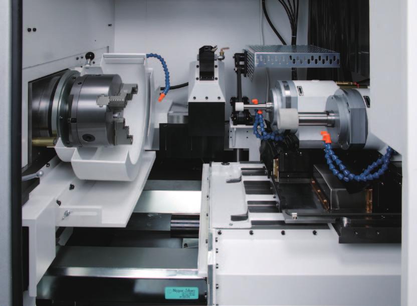 Operability Integrated operations Simplified workpiece and diamond (wheel/tool) zero setting New operation panel (uses flat panel) 2-wheel spindle (2WS) Number of key inputs decreased with workpiece