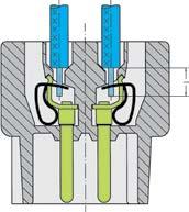 Termination details for inserts Cage clamp termination Han ES Han Hv ES Han ESS Han Com Han-Modular Inserts max.