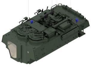 Group Vehicle Armoured Medical Treatment Vehicle APC MedEvac