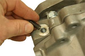 Install the provided plug into the driver side 4WD indicator hole.