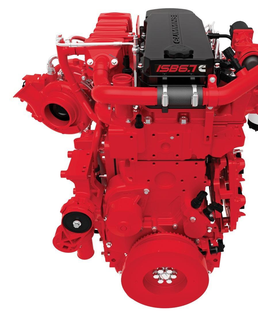 INTRODUCING THE CUMMINS ISB6.7 What do you get when you take the industry s best selling medium-duty diesel engine and the most popular conventional-style bus over the past decade?