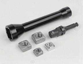 9 36000-011 RIPLEY TOOLS 1 Nut Runner Assembly, 7/16 Hex with Quick-Change Adapter NR1 GREENLEE TEXTRON 1