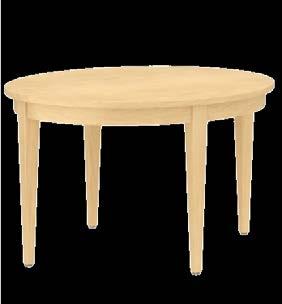 Genus Occasional Tables Round : Oval Solid Surface Top Natural Stone Top Options Solid Surface Top Stone Top 1/2" 3/4" Reverse Box Diamond Top (Veneer Only) Veneer Shelf (Fixed) 3/4" RE-SS RO-SS