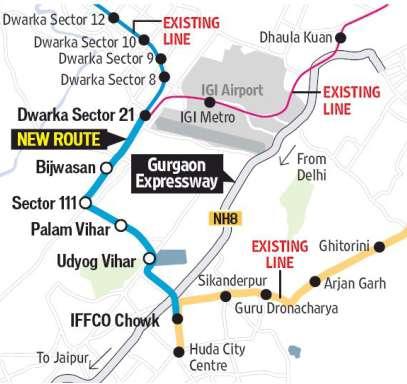 Planned Public Transport Proposals Dwarka-IFFCO Chowk