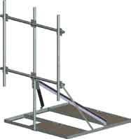 Accessories (Canadian List) Heavy Duty Sector Frame Roof Mounts Trylon TSF s non-penetrating Heavy Duty Sector Frame Roof Mounts can install up to four antennas in a sector.