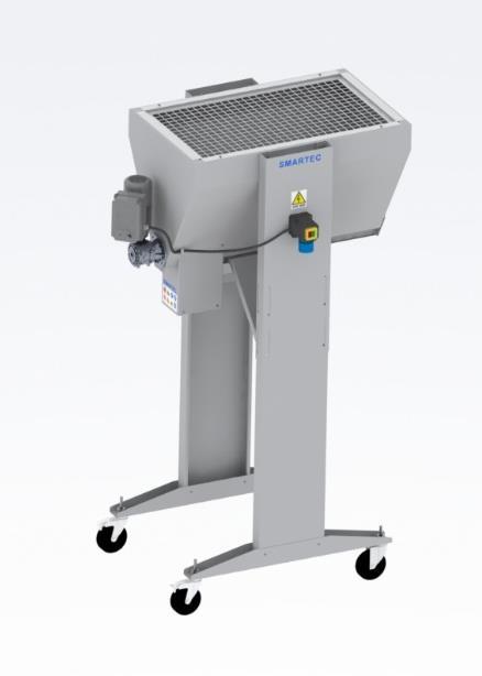 CRT-50 - Biomass Dispenser Starch dispenser/ biomass loader that can be used: - to feed our domestic pellet mills of 100 series - to add and meter starches (e.g.