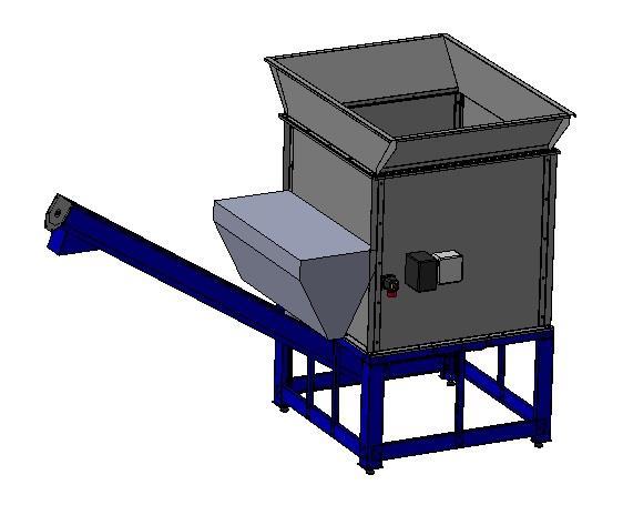 ECP-2000L Biomass Extractor + CRT25 Biomass Dispenser ECP-2000L Capacity 3-4 m 3 Screw feeder diam.