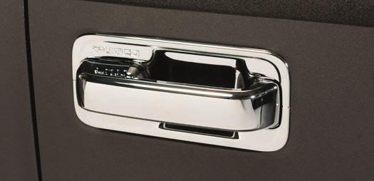 TRIM DOOR + REAR HANDLE COVERS SUPERDUTY - 4 DR W/ DRIVER KEYHOLE (COVERS FUNC- TIONAL SENSORS) DELUXE / INCLUDES BUCKET.