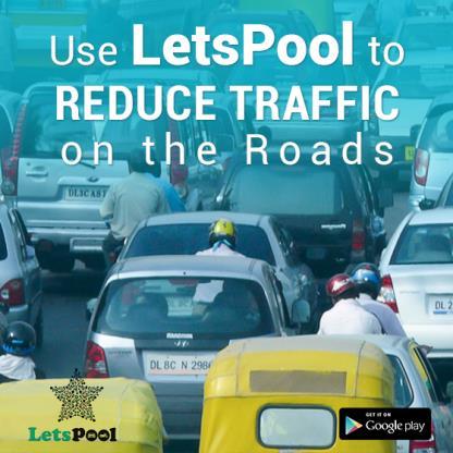 15-day exercise. After download, users will have to register themselves to find carpooling options within a radius of 1-5 km.