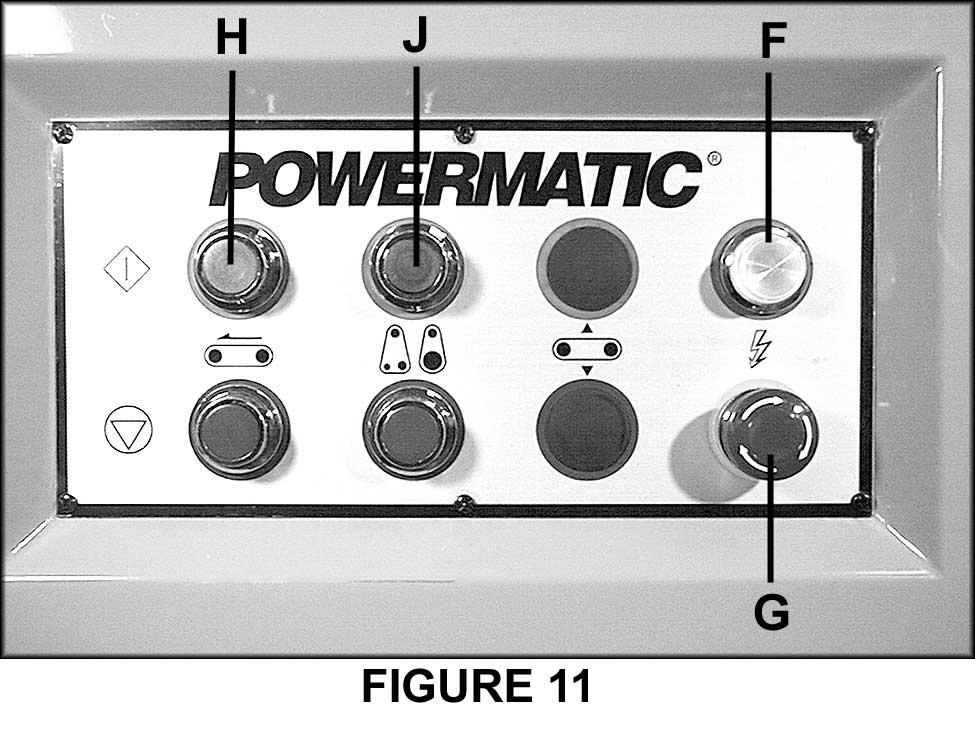 6. Bring the power supply into the bottom of the electrical box located at the rear of the machine.