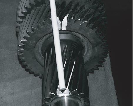 Countershaft to the Auxiliary Splitter Gear.