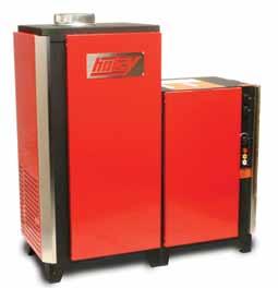 Electric Powered HOT WAter pressure Washers 900/1400 SERIES n LP-or Natural Gas-Fired n Belt-Drive Hotsy Pump n Smart Relay Control provides control over run time, auto start/stop and shut down