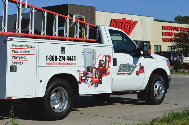 Call Your Local Hotsy Professional For A FREE On-Site Cleaning System Consultation And Evaluation Hotsy dealers have over 160 locations in North America, all factory-trained to properly evaluate your