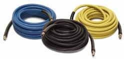 Your One Stop Shop for Parts Legacy Rawhide Hose hose & hose reels Superior abrasion-resistant cover hose for use with: hot or cold-water pressure washer All standard 3/8 RAWHIDE assemblies include:
