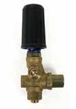 valve seat High temperature Viton seals Adjustable upper pressure limit lock 8.712-733.0 463350 w/o Knob 8.712-734.0 463350K w/ Knob 8.703-951.0 109060 Seal Repair Kit 8.703-953.