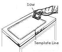 Plan for adequate clearance between the faucet holes and the countertop backsplash or finished wall.