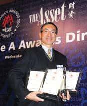 02 Tim Wong with the Best Investment Bank, Best Equity Deal, Best IPO and Best Equity House Awards at The Asset Triple A 2009
