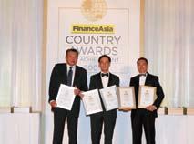 were received at the FinanceAsia Country Awards for Achievement 2009 ceremony.