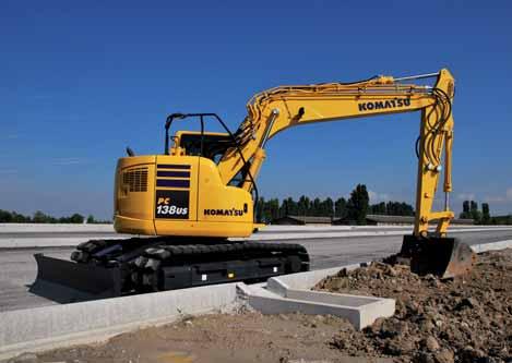 Rugged design Maximum toughness and durability along with top class customer service are the cornerstones of Komatsu s philosophy.