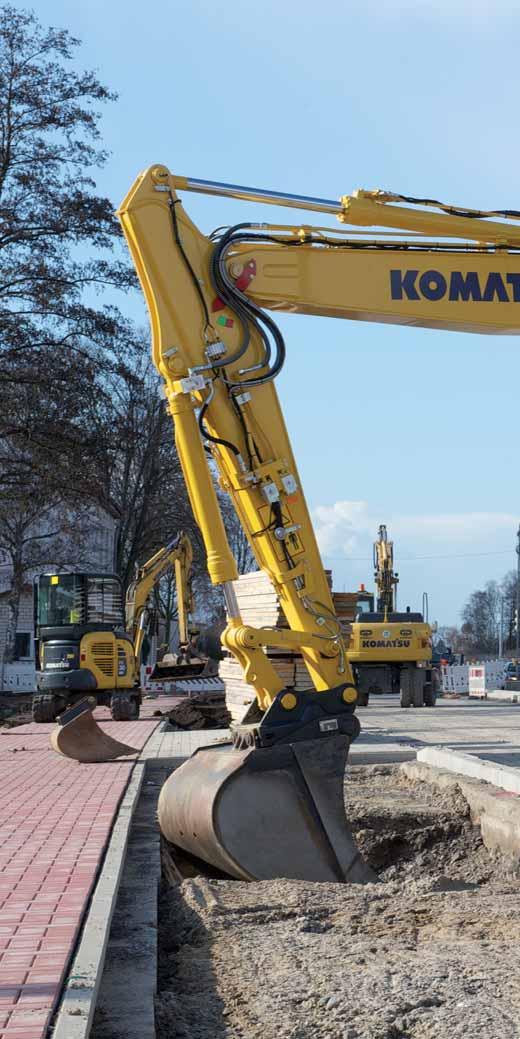 Total Versatility Ideal for a wide range of applications Powerful and precise, the Komatsu PW160-8 is equipped to efficiently carry out any task your business requires.