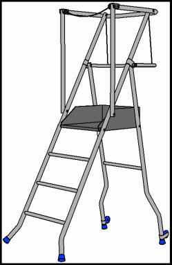 When using ladders for access, they should extend at least one metre above the level being accessed, unless the structure provides adequate handholds.