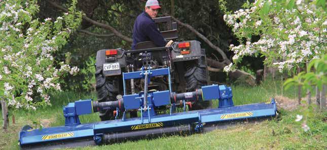 It s compact depth and generous cutting widths allow the machine to be operated with tractors from 70hp* with maximum tractor PTO horsepower recommended at 90 PTO hp*.