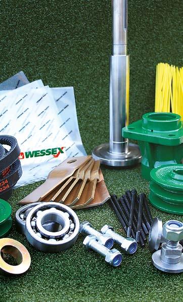 AFTER-SALES SERVICE & PARTS AFTER-SALES & SERVICE DEALER NETWORK SPARE PARTS WESSEX AFTER-SALES & SERVICE BACK-UP At Wessex International, our care for the customer does not stop at the time of