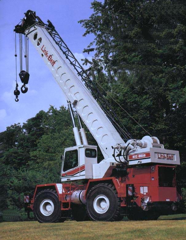 RTC-8050 50-ton Hydraulic Rough Terrain Crane 172' (52.