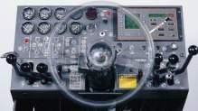 Drum Rotation Indicators Informs operator of drum rotation at all times. Tilt/Telescoping Steering Wheel Low Effort Control Levers Foot Controls For engine throttle, swing brake and travel brake.