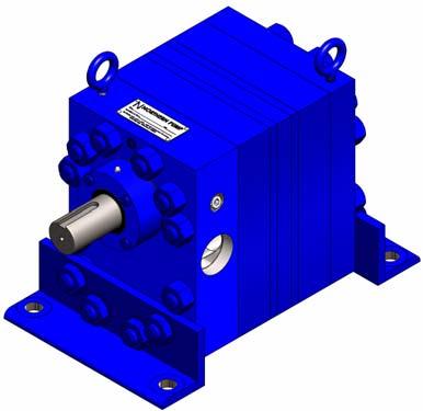 Introduction The 4900 injection series gear pump is a positive displacement, rotary pump with two gears of equal size. The pump has a constant discharge at constant rotational speed.