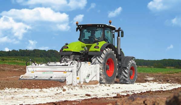 Standing start. The AXION 900 transfers its full power from a standing start and at low forward speeds. AXION 950 Nm hp In ECO mode over 90% of maximum engine power (e.g. 385 hp in the AXION 950) can be transmitted via the PTO shaft, enabling even heavy implements to be operated at a reduced engine speed.