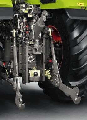 Leaves nothing behind. The rear linkage. All AXION 900 models have a maximum lifting capacity of 11 t which enables them to carry the heaviest of implements.