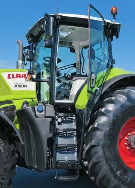 Ergonomics made by CLAAS. Comfort right from the start. With CLAAS, the driving experience starts even before you enter the cab.