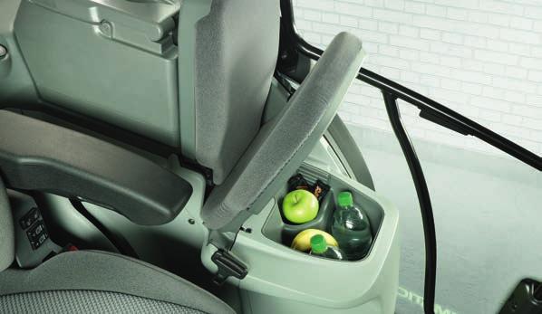 Heating and active ventilation make the seat feel good whatever the weather Suspension