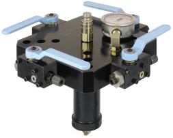 Manual Shutoff Valves Top Plate, Four-Sided Manual Shutoff Tombstone Top Plate for Single Acting Systems Provides separate unclamp control of up to four faces of a tombstone or multi-circuit pallet