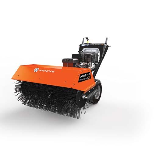 31 POWER BRUSH SERIES THE DIFFERENCE IS CLEAR. Make that driveway shine. These power brushes clear slush, sleet, snow as well as leaves, sand and more, all the way to the ground.