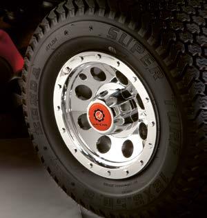 These solid ABS wheel covers are compatible with Ariens APEX