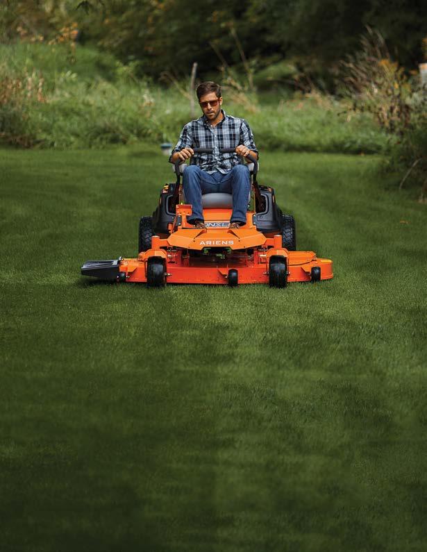 39 WORRY-FREE FINANCING Ariens customers have a variety of financing programs available through authorized independent finance