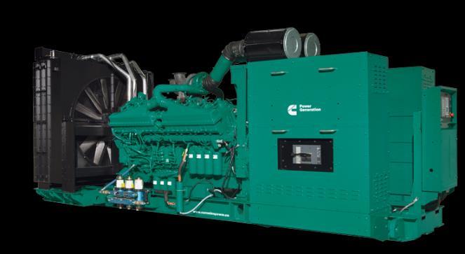 Specification sheet Diesel Generator set QSK50 series engine 1135 kw-1500 kw 60 Hz EPA emissions Description Cummins commercial generator sets are fully integrated power generation systems providing