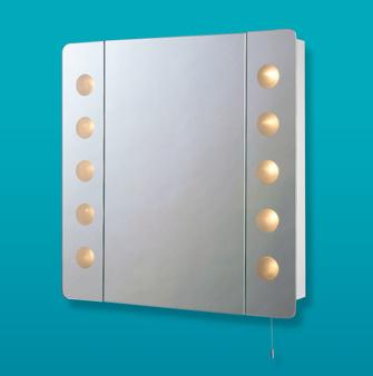 cabinet (switched) Mirror Lights Model No