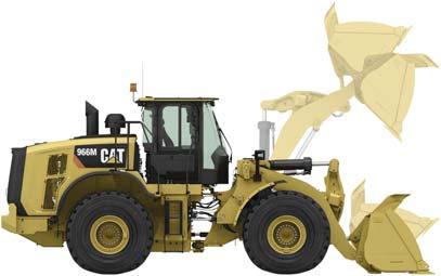 966M/972M Wheel Loaders Specifications 966M Dimensions All dimensions are approximate.