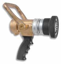 Combination of 1727 tip + 2390 Playpipe 1 1 /2 lndustrial Turbojet Nozzles Brass construction All Industrial Turbojets are FM approved Flow setting at 100 psi (7 bar) operating pressure Compatible