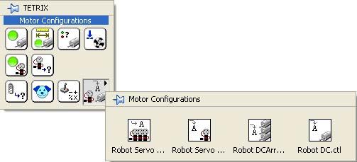 Appendix C Programming Servo Motor 3. Two new motor controls will be created in the Motor Configuration palette, as shown below.